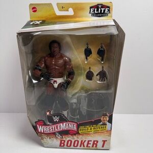 WWE Elite Collection Booker T WrestleMania Action Figure Build A Referee